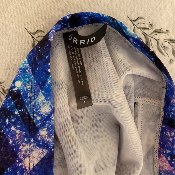 EUC Torrid Space Geo Lattice Mesh High Waist Bottom Size 1 - Picture 3 of 3